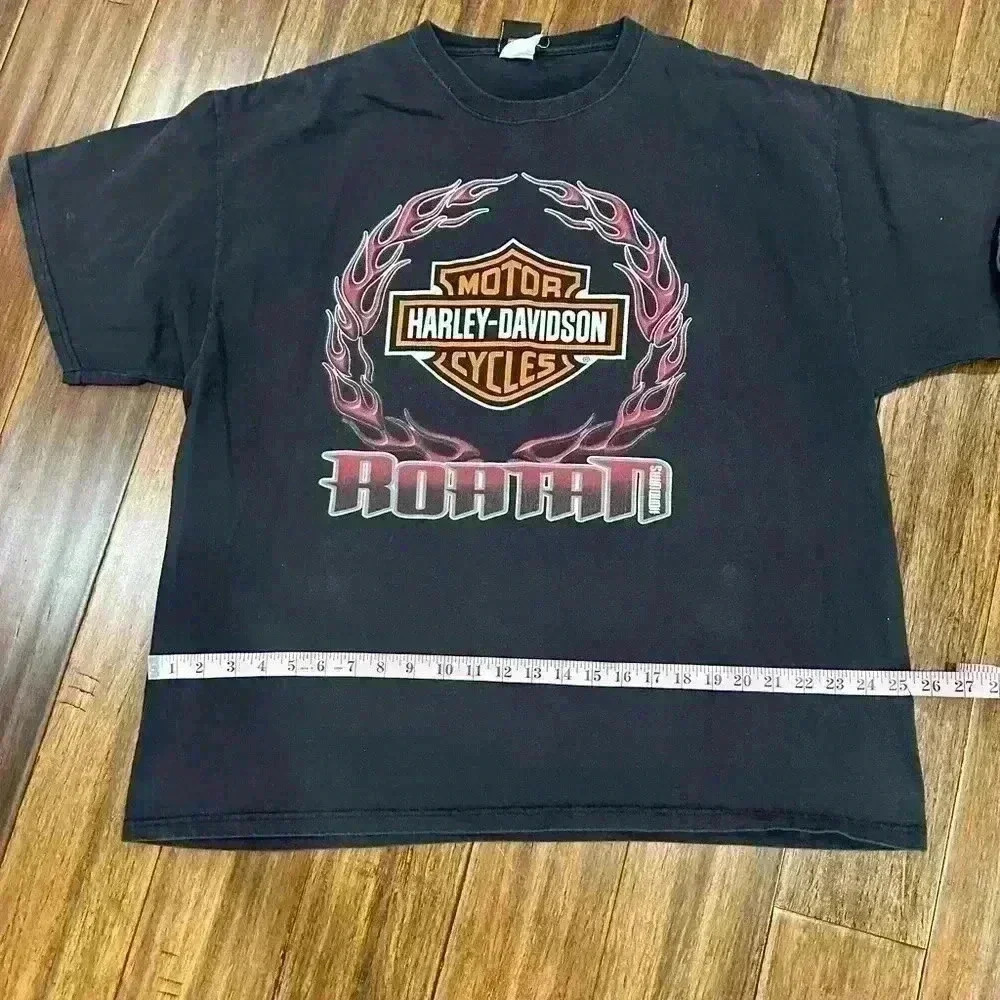 Harley Davidson vintage 90’s Grunge Men's Y2K T-shirt - Picture 5 of 6